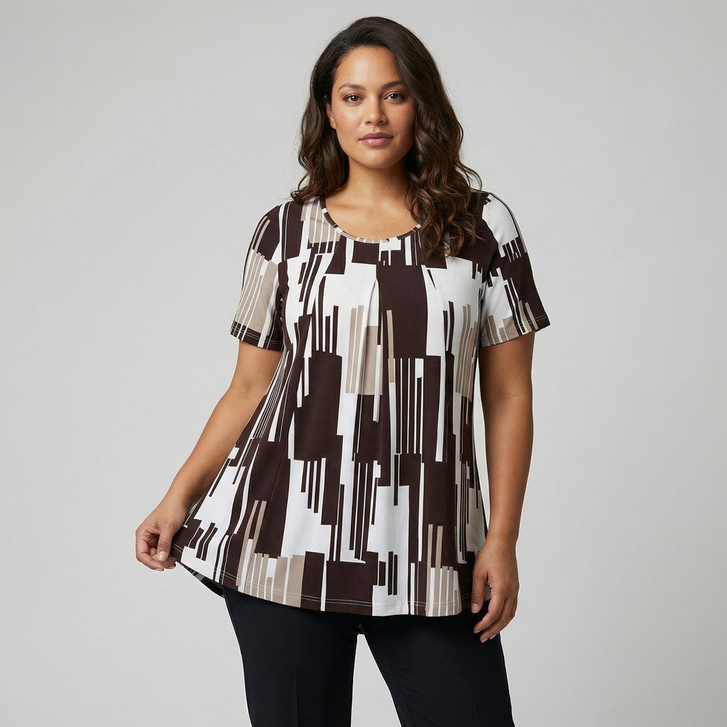 Pont Neuf PNElvira Sia T-Shirt 1999 DARK BROWN