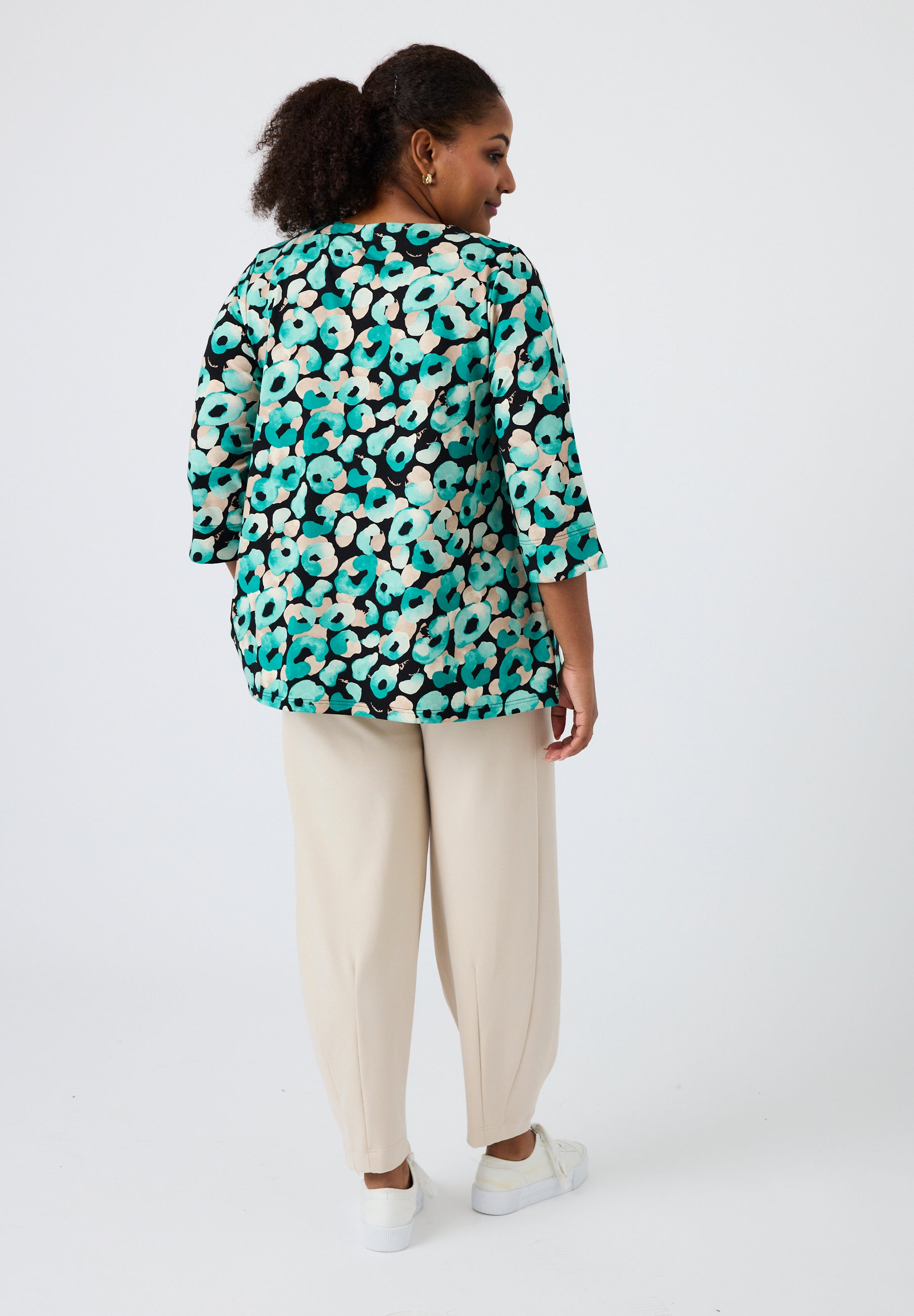 Pont Neuf PNEsme Bluser 3480 Aqua Green
