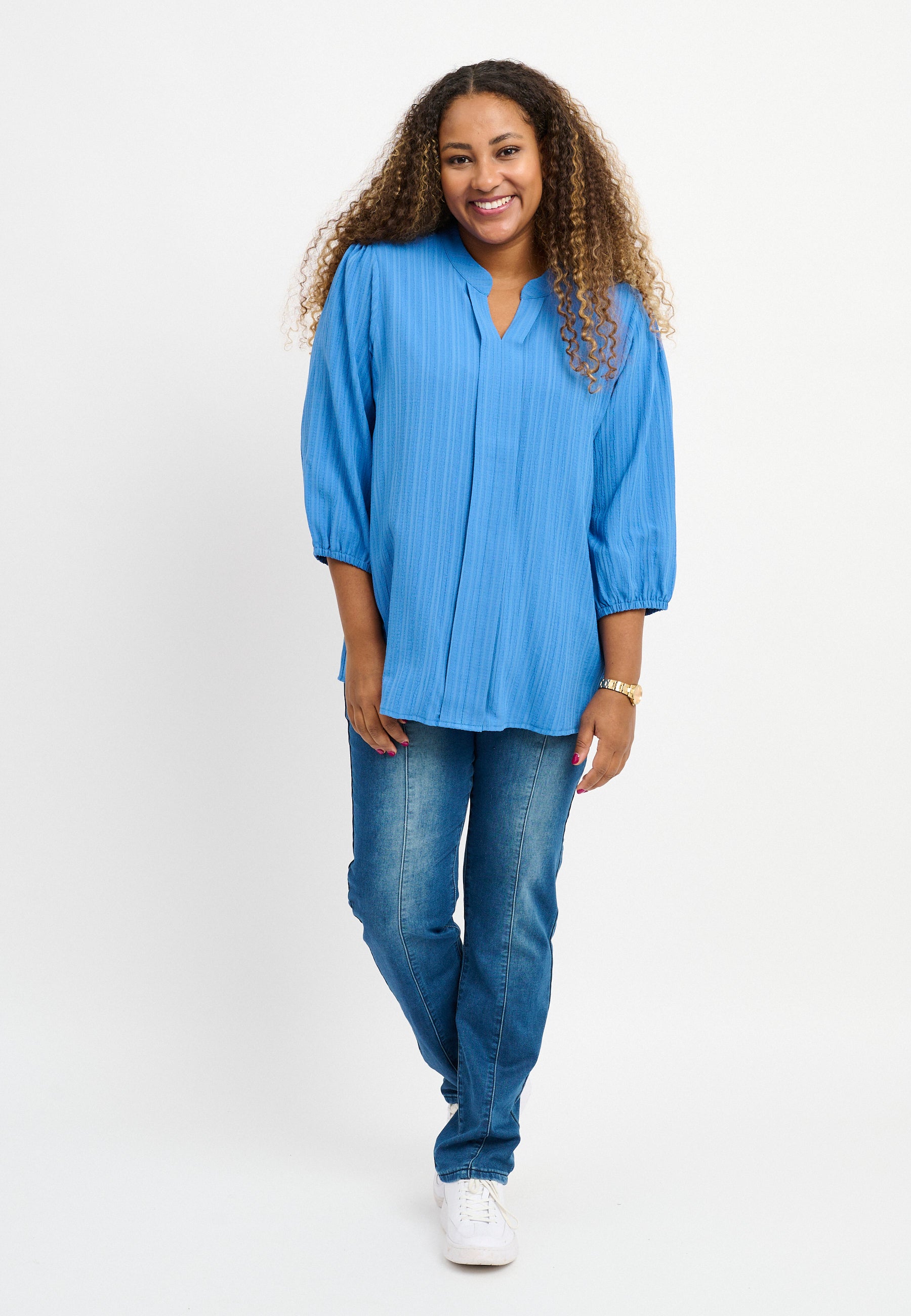 Pont Neuf PNFaldine Skjortebluser 5501 DENIM BLUE