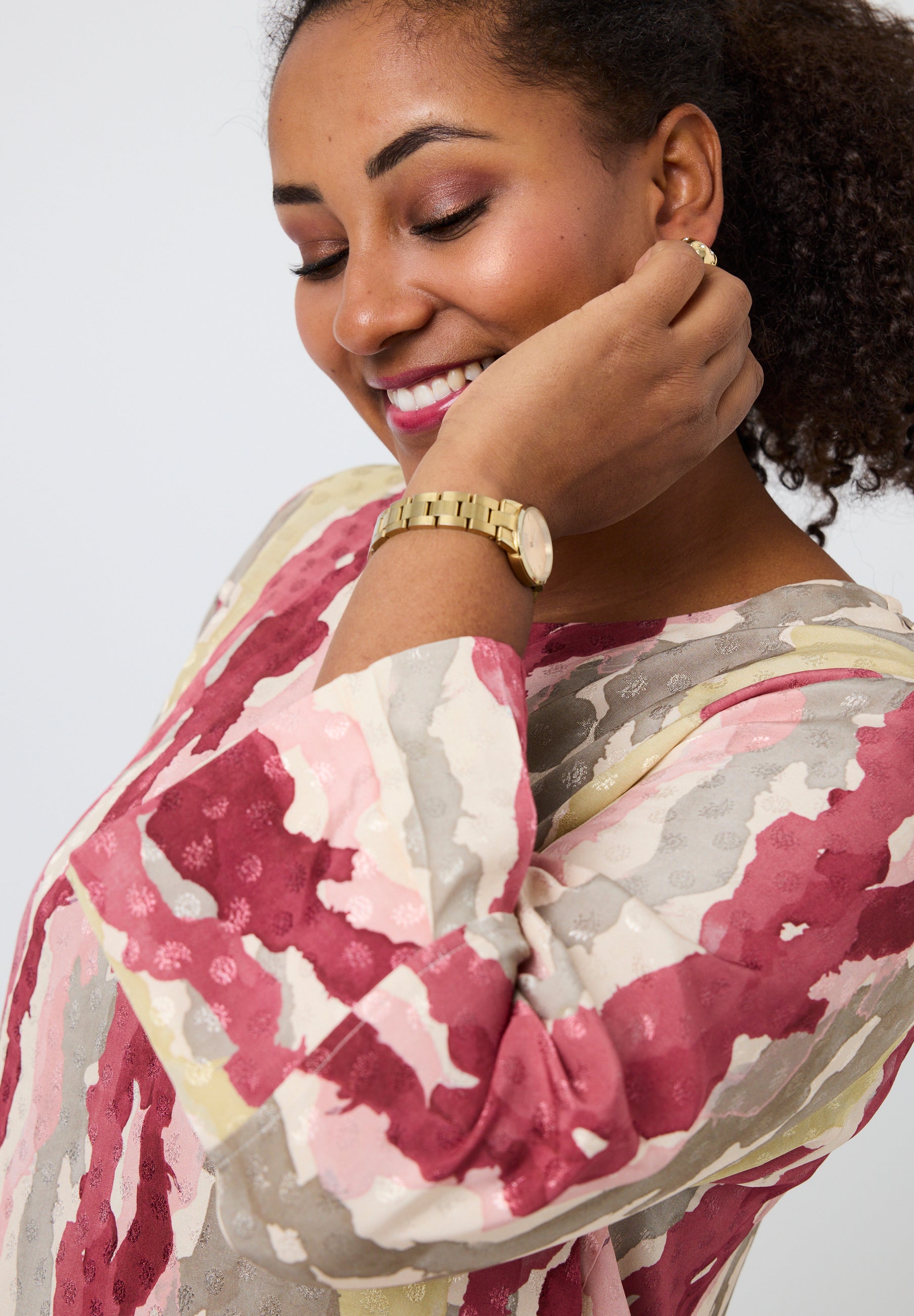 Pont Neuf PNHadil Bluser 6620 Dark Pink