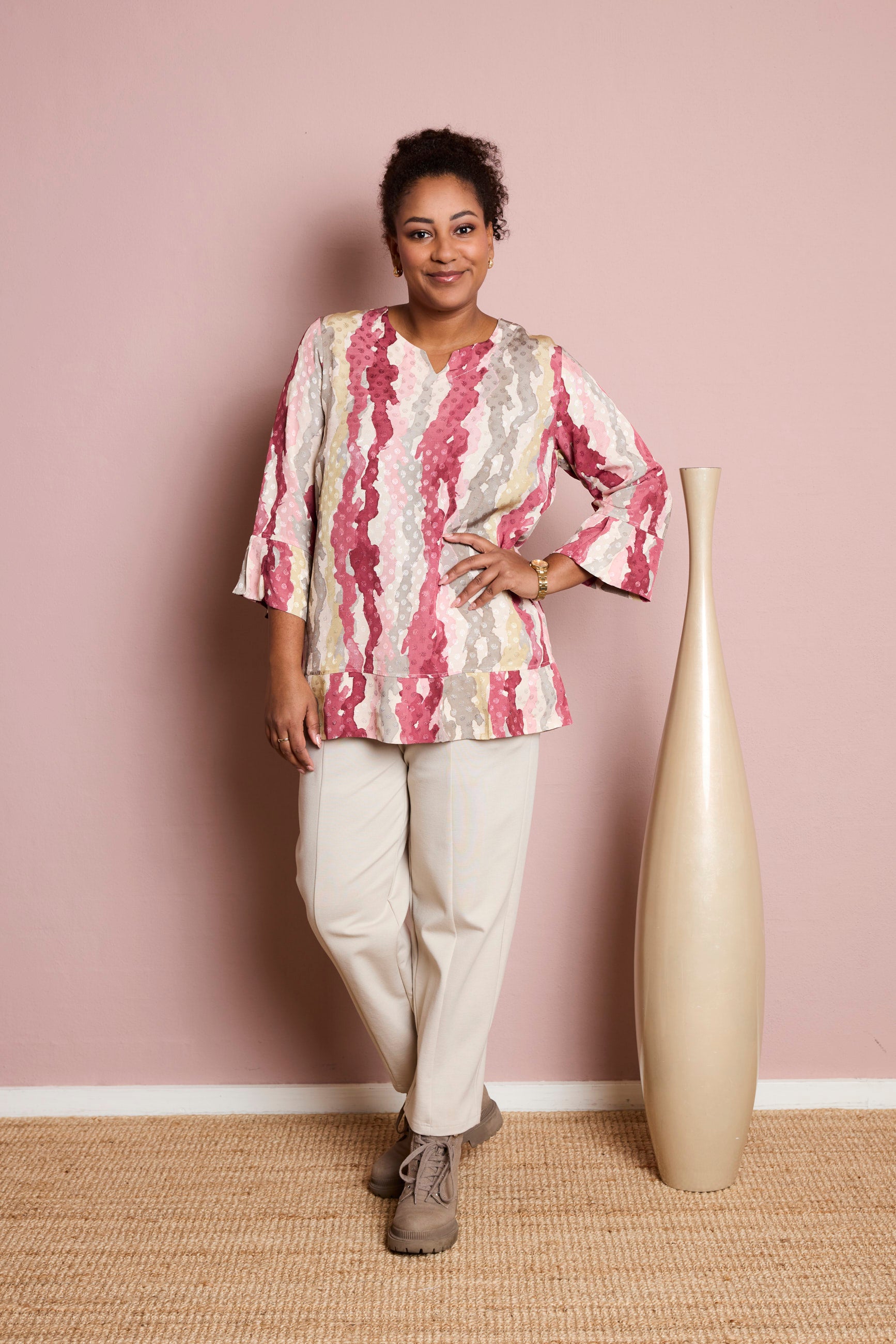 Pont Neuf PNHadil Bluser 6620 Dark Pink