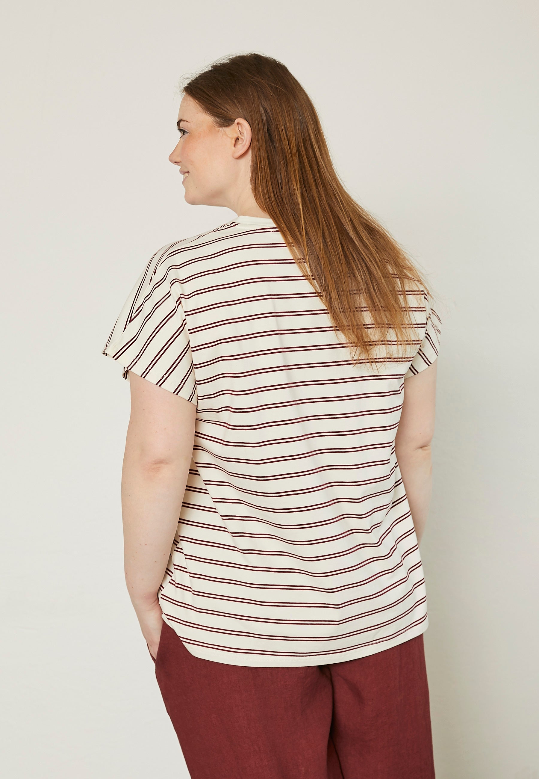Pont Neuf PNHawi T-Shirt 2999 BORDEAUX RED