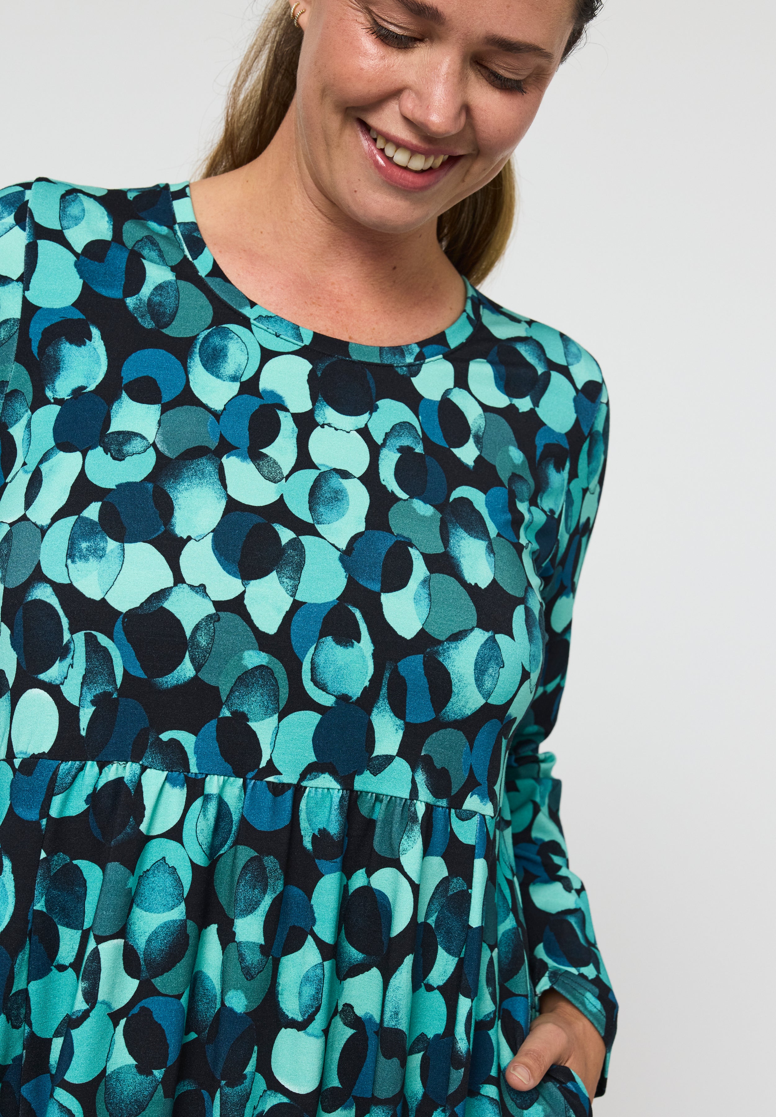 Pont Neuf PNImila Kjoler 5052 Petrol Blue