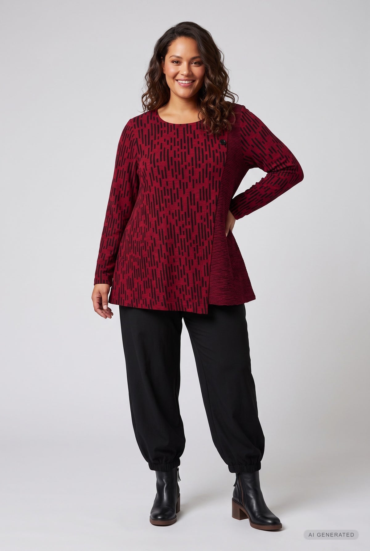 Pont Neuf PNInessa Mie Bluser 2680 Dark Red