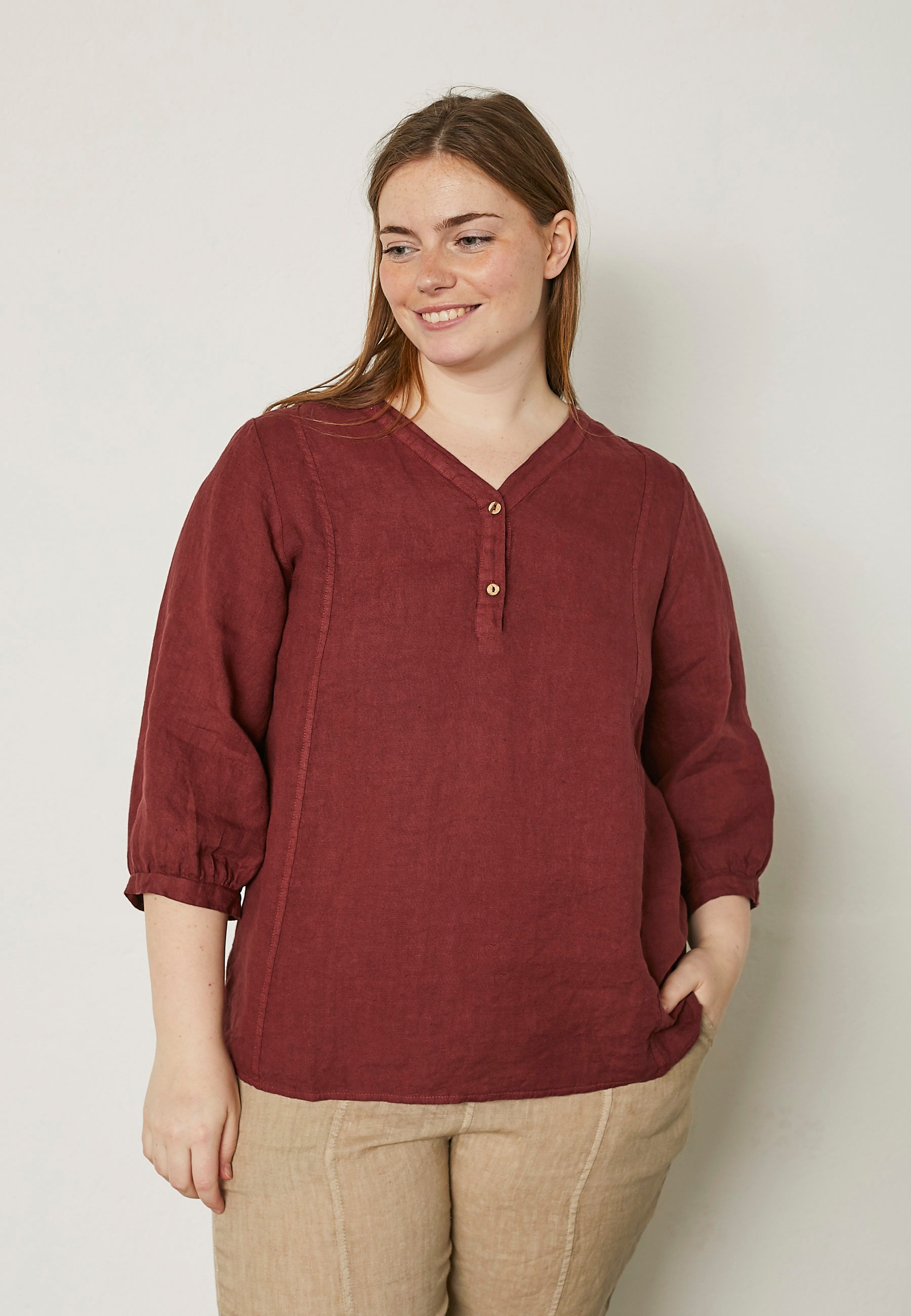 Pont Neuf PNJoelle Bluser 2999 BORDEAUX RED
