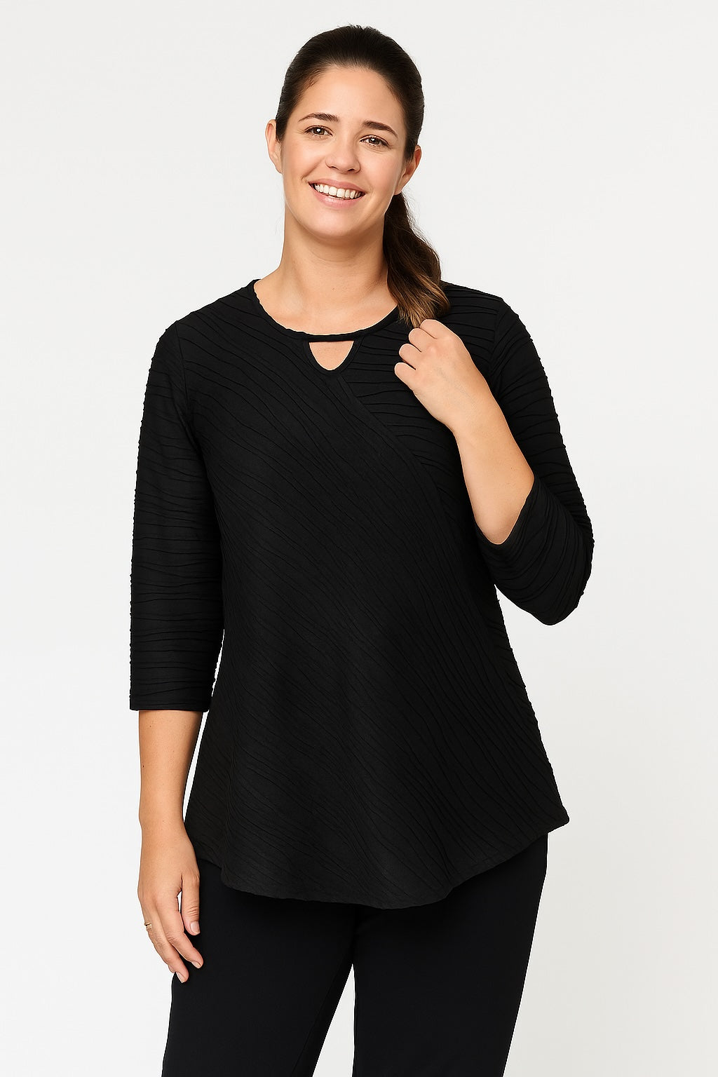 Pont Neuf PNMagrethe Bluser 9999 BLACK