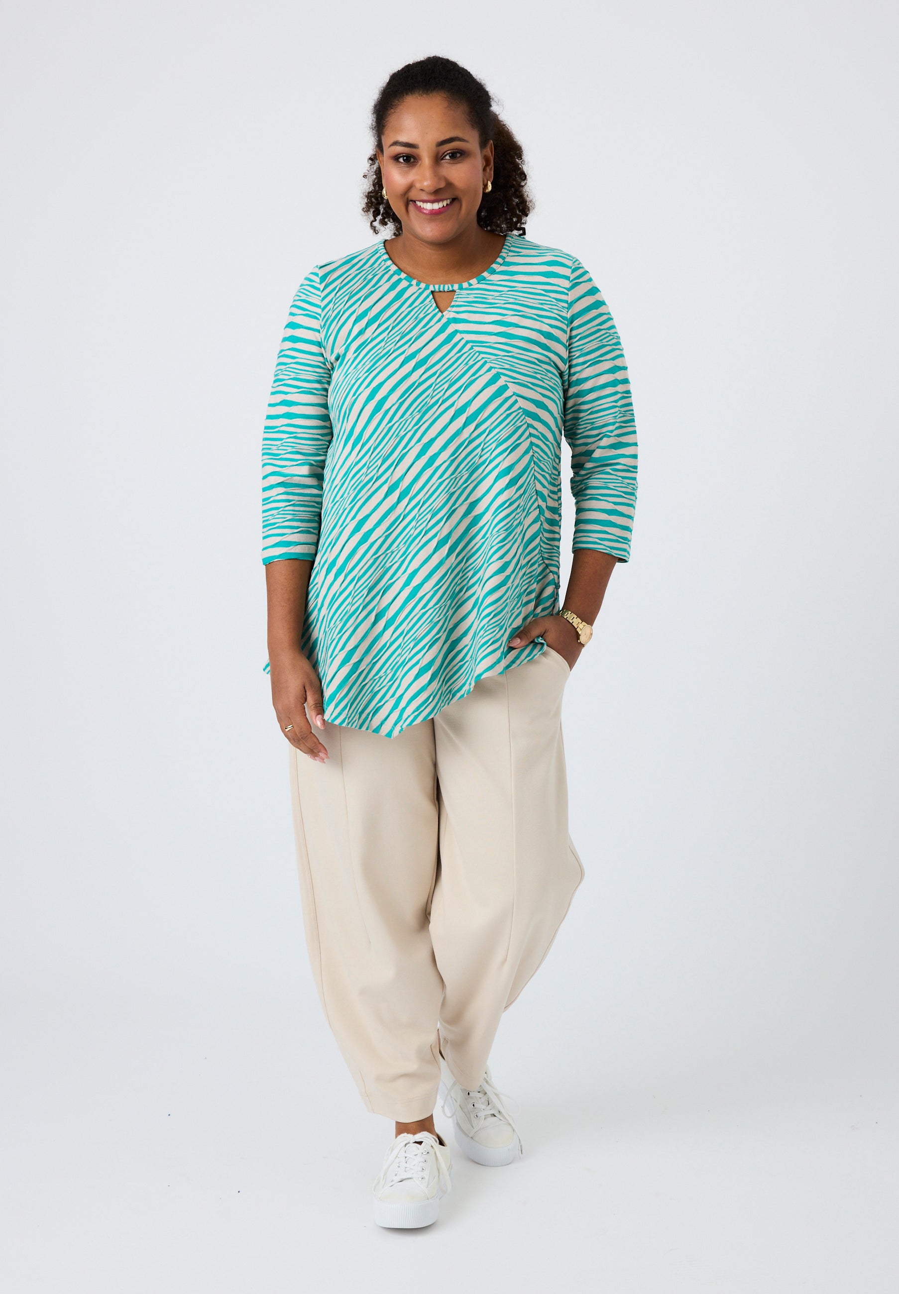 Pont Neuf PNMagrethe Toppe 3480 Aqua Green
