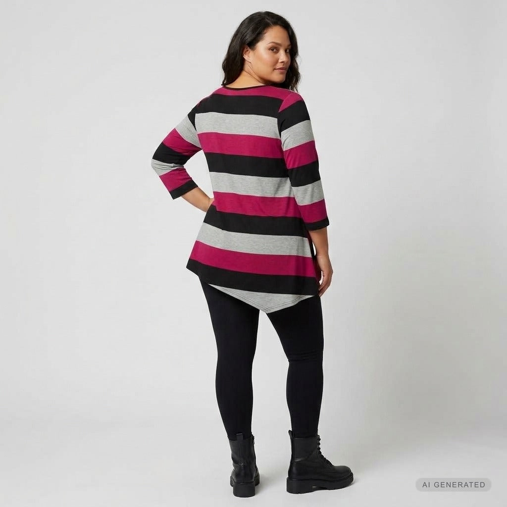 Pont Neuf PNMagrethe Tunikaer 910 Black / grey / cherry