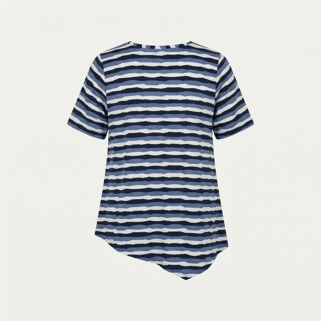 Pont Neuf PNMagrethe Sia Bluser 5275 Denim blue