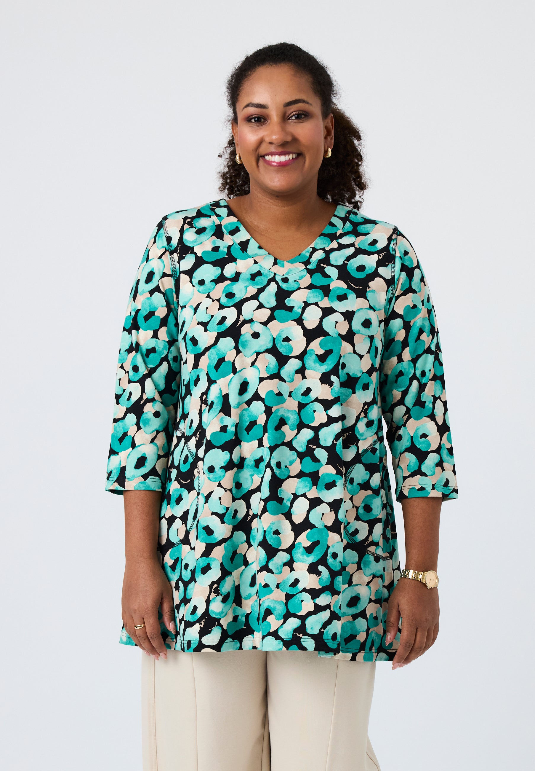 Pont Neuf PNMelina Tunikaer 3480 Aqua Green