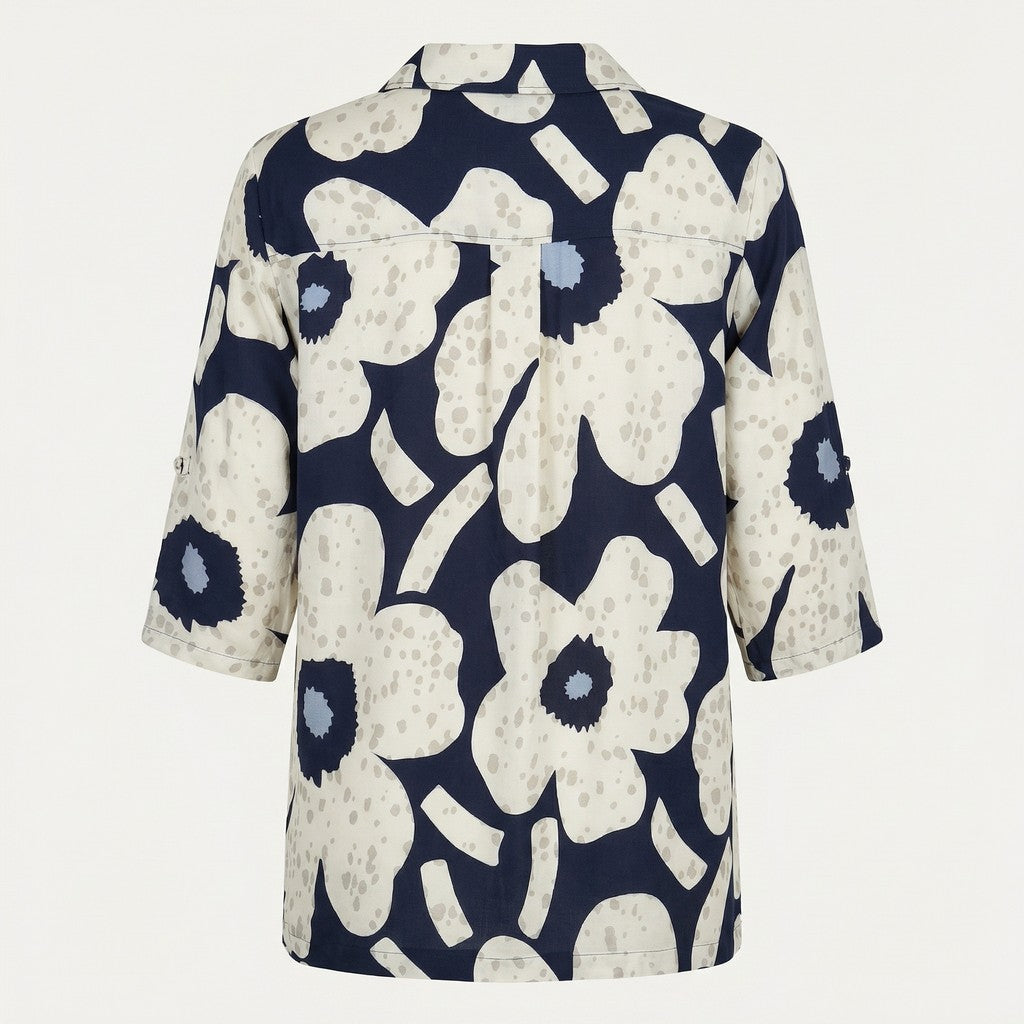 Pont Neuf PNMinna Skjortebluser 5999 NAVY BLUE