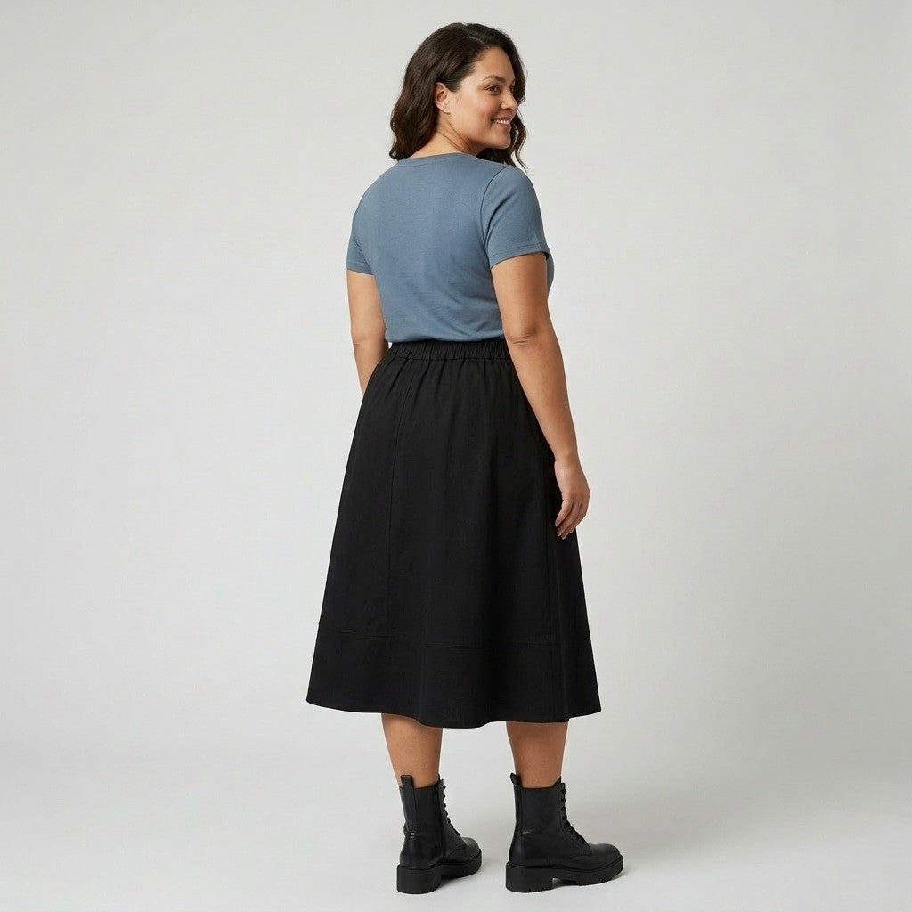 Pont Neuf PNRea Nederdele 9999 BLACK