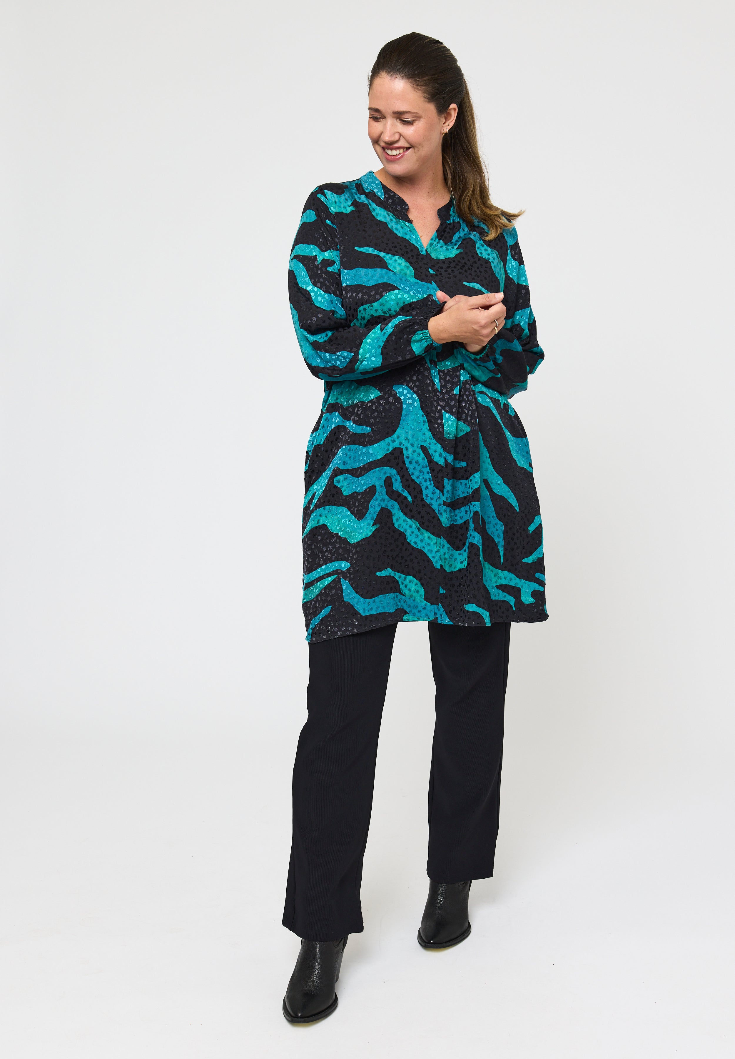 Pont Neuf PNVibe Tunikaer 5052 Petrol Blue