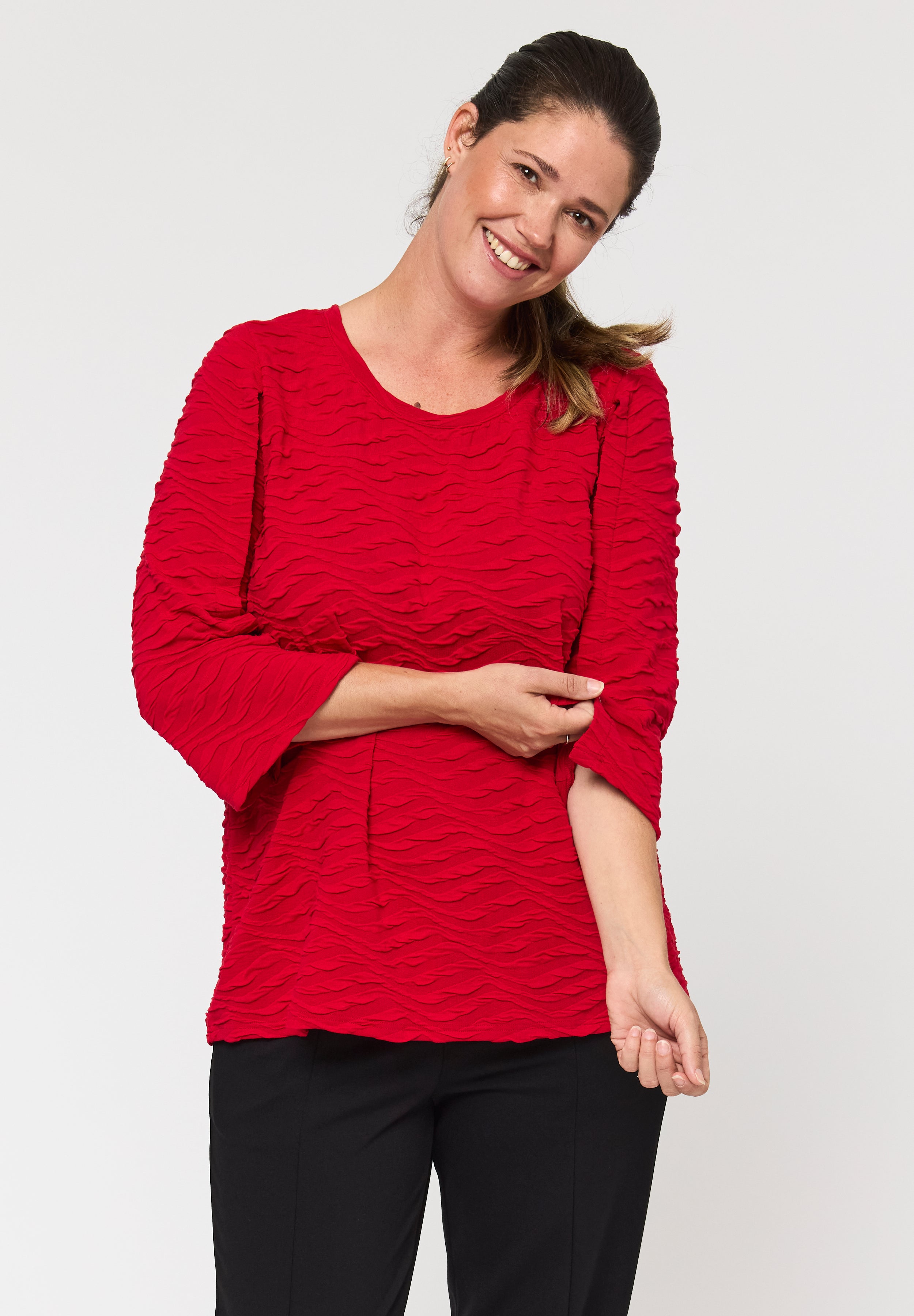 Pont Neuf PNVilla Bluser 2600 Deep Red