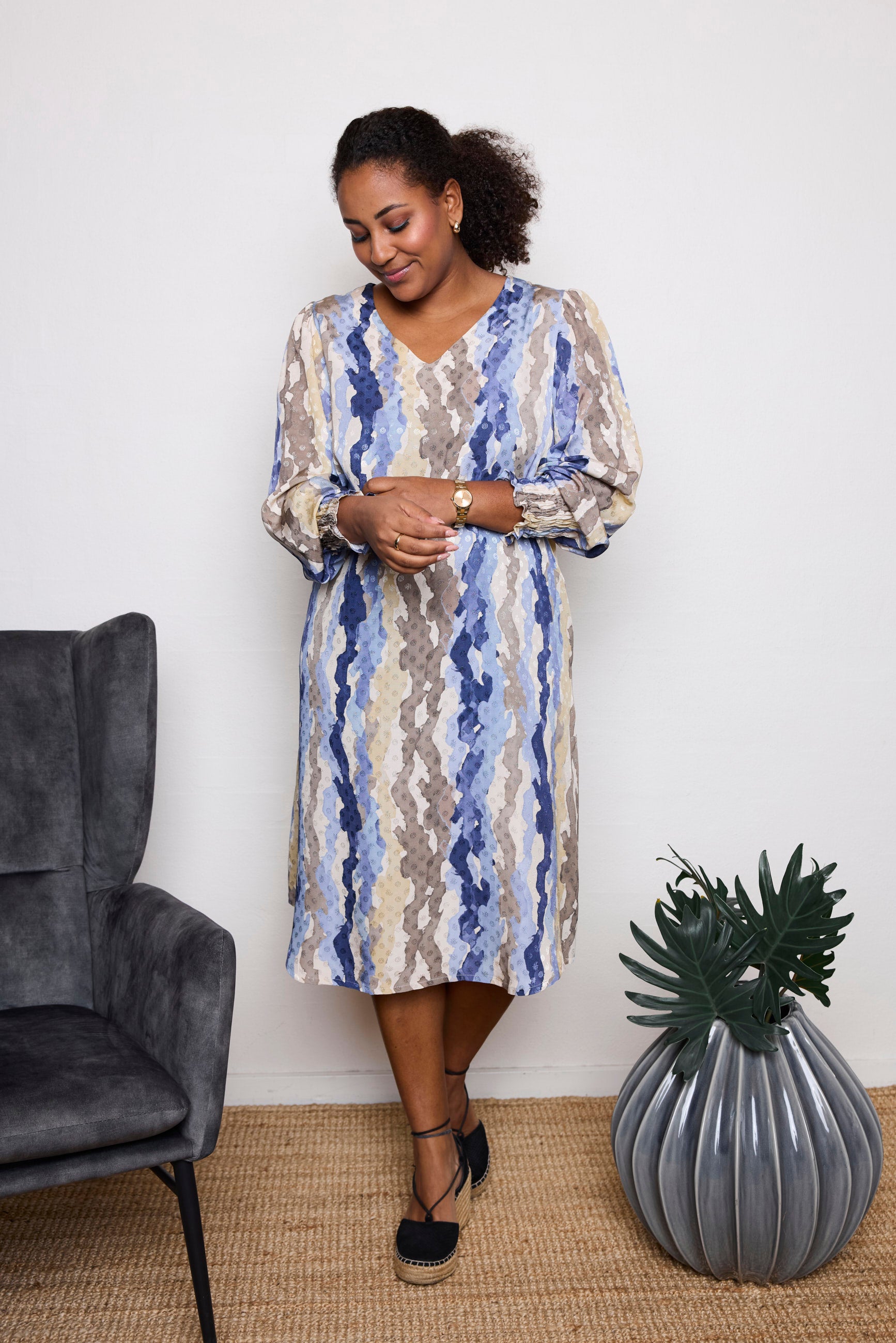 Pont Neuf PNViva Kjoler 5275 Denim blue