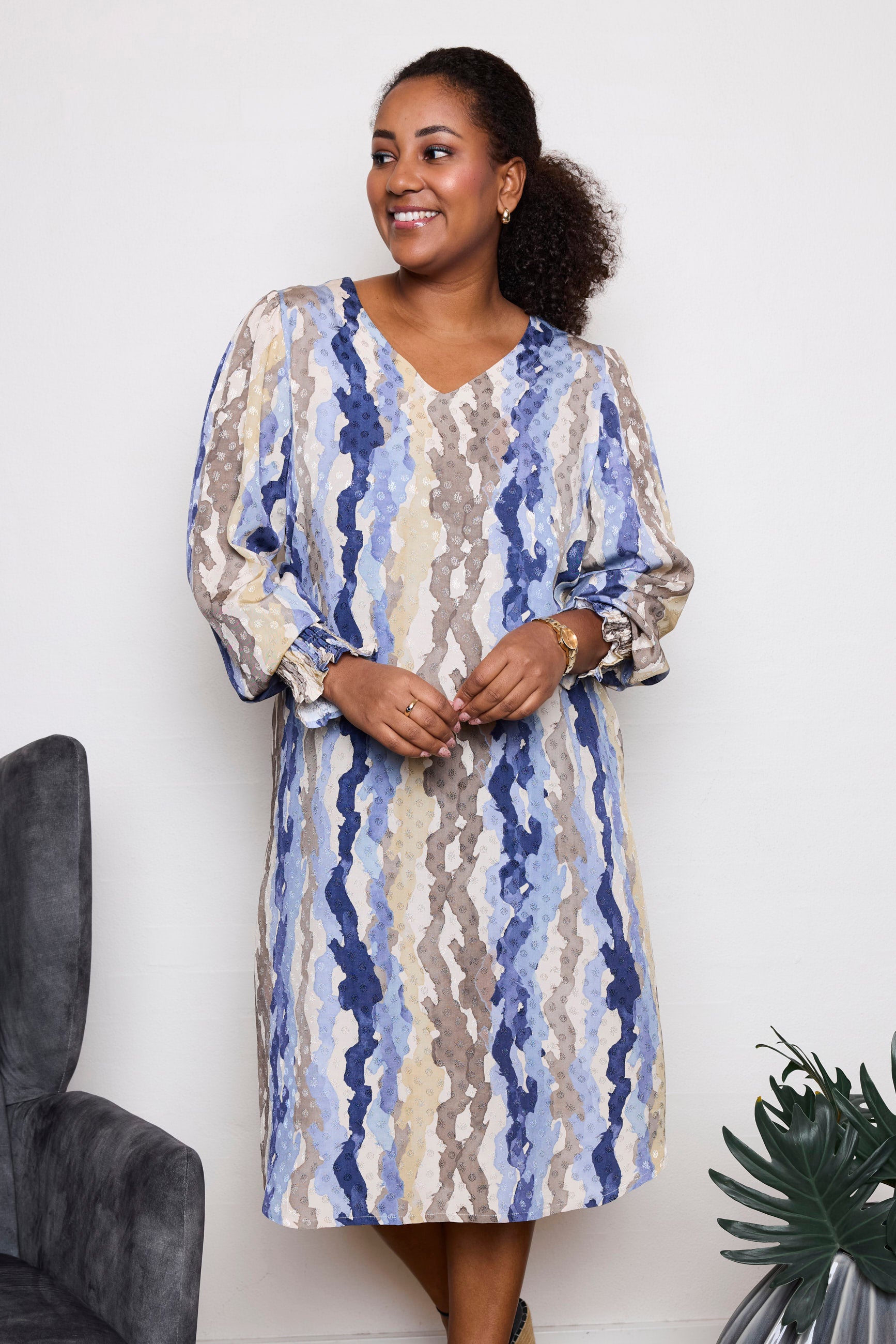 Pont Neuf PNViva Kjoler 5275 Denim blue
