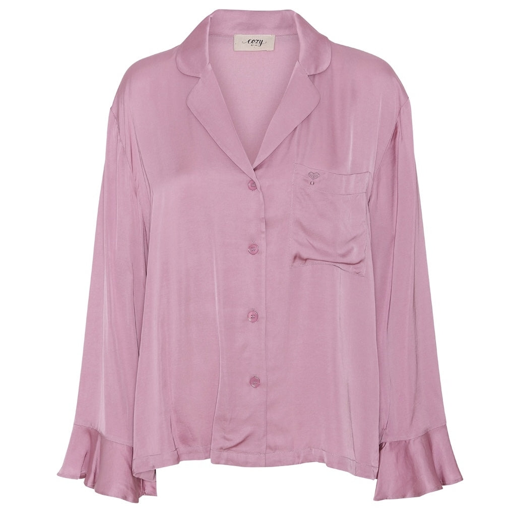 Cozy by JZ Pywowmas shirt Sleepwear Orchid haze