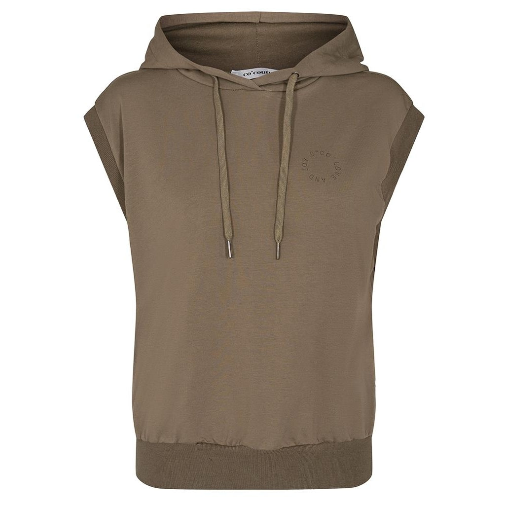 Co'couture Rush hoodie vest Sweatshirt Army