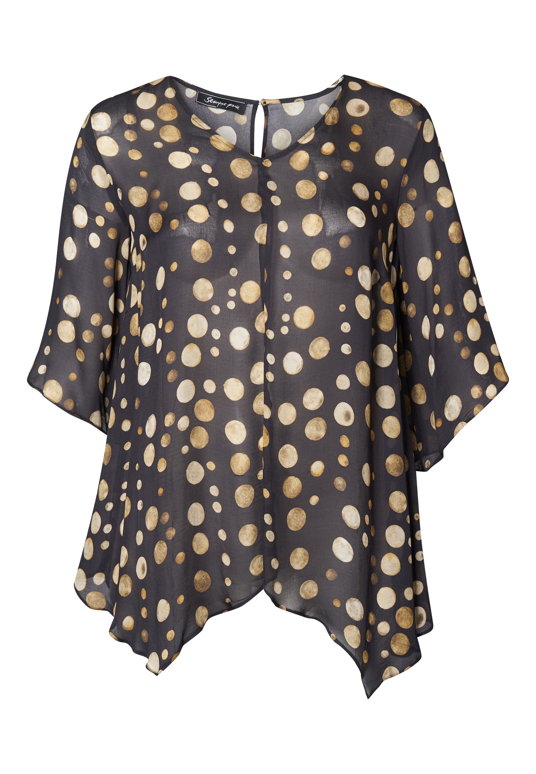 Sempre Piu SELerke Kjoler 3510 Golden Khaki