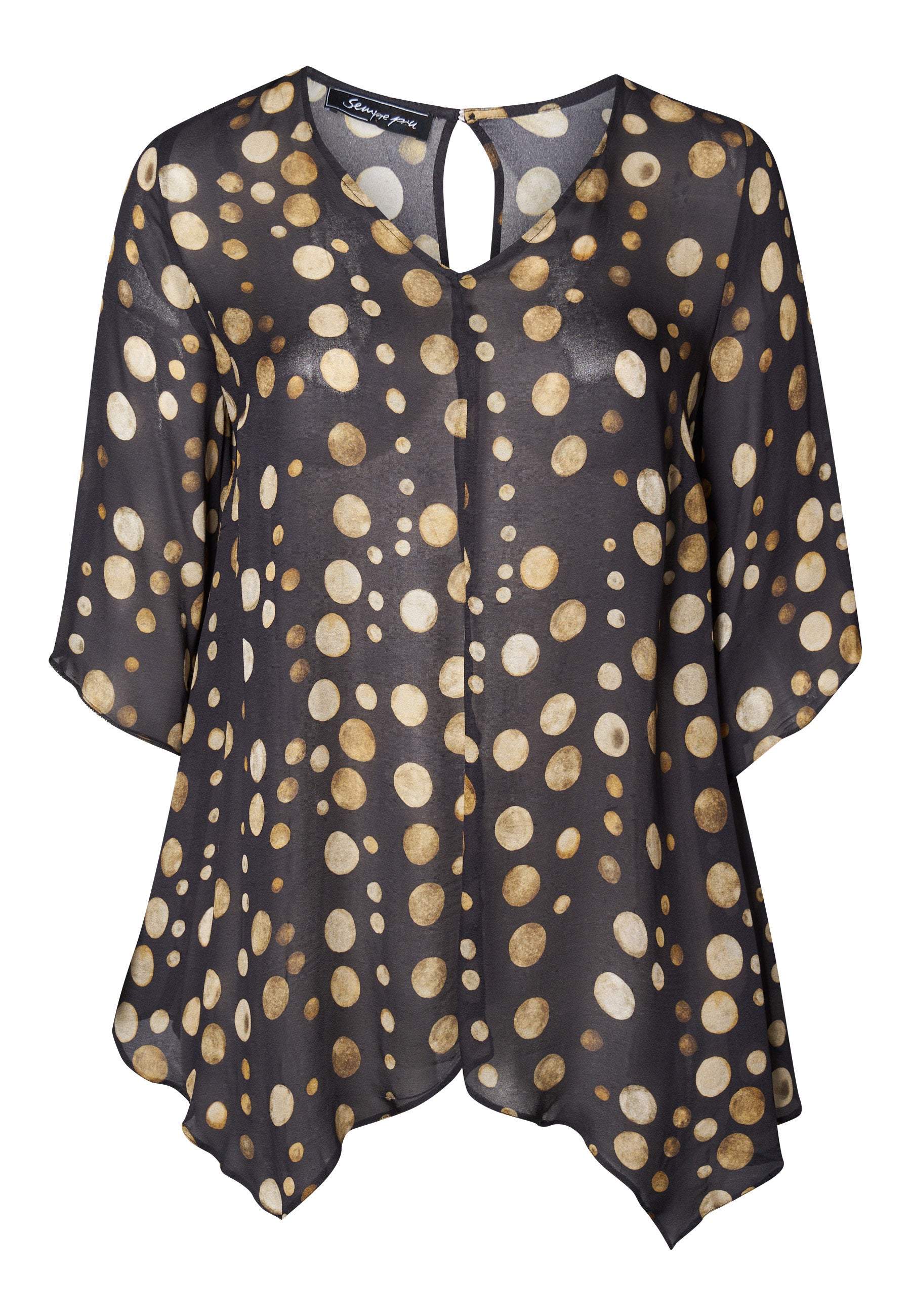 Sempre Piu SELerke Kjoler 3510 Golden Khaki