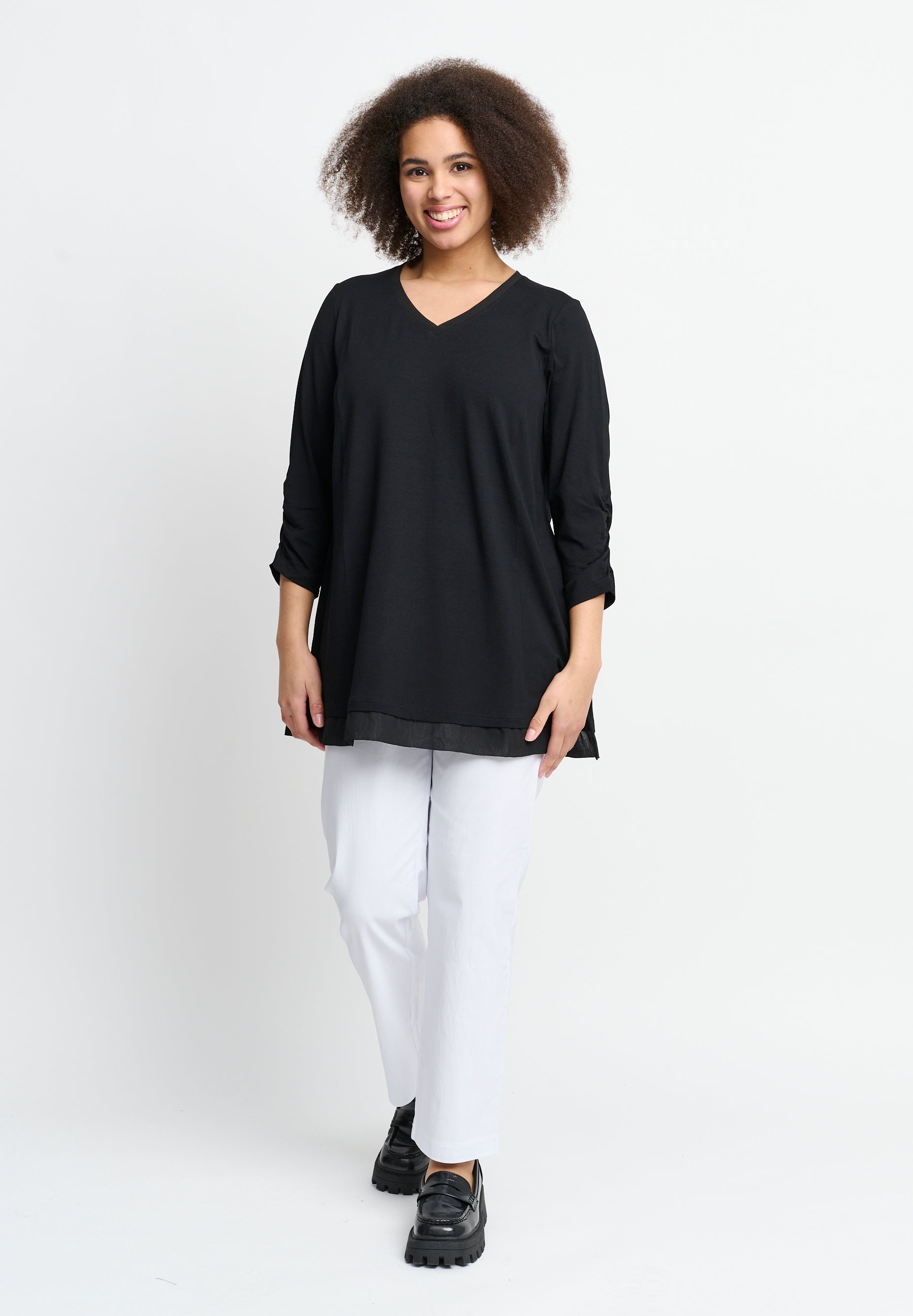 Sempre Piu SEShirt NOOS Skjortebluser 010 Black