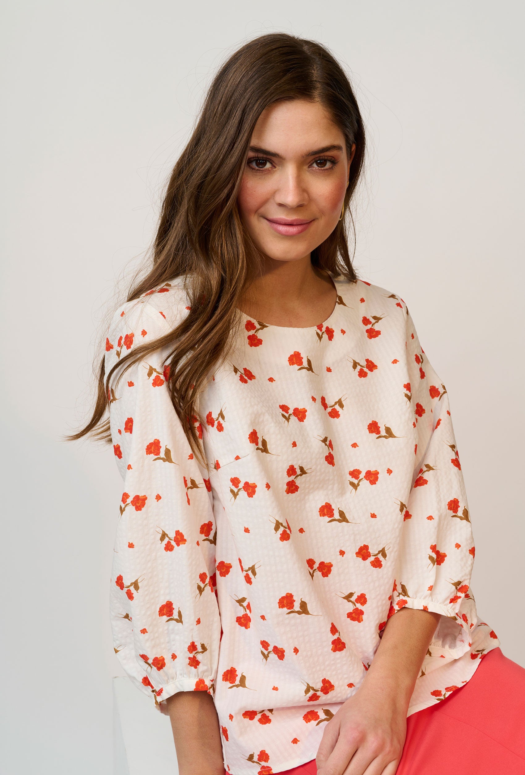 SHIRTMAKER SHCheri Bluser 015 Red