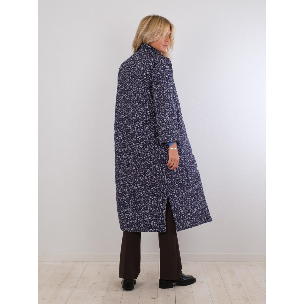 Neo Noir Salli rhapsody coat Jacket Navy