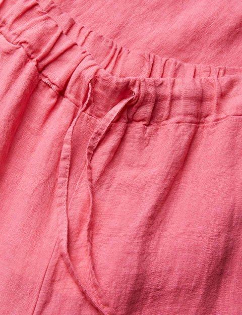 Sandy hørbukser i sommer pink - Damernes Outlet