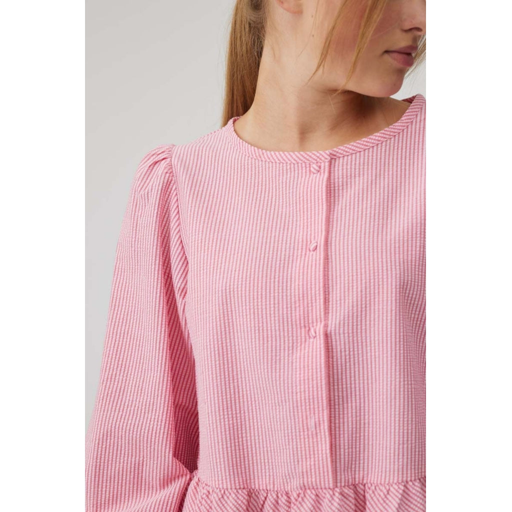 A-View Sara LS blouse Skjorter og bluser Red