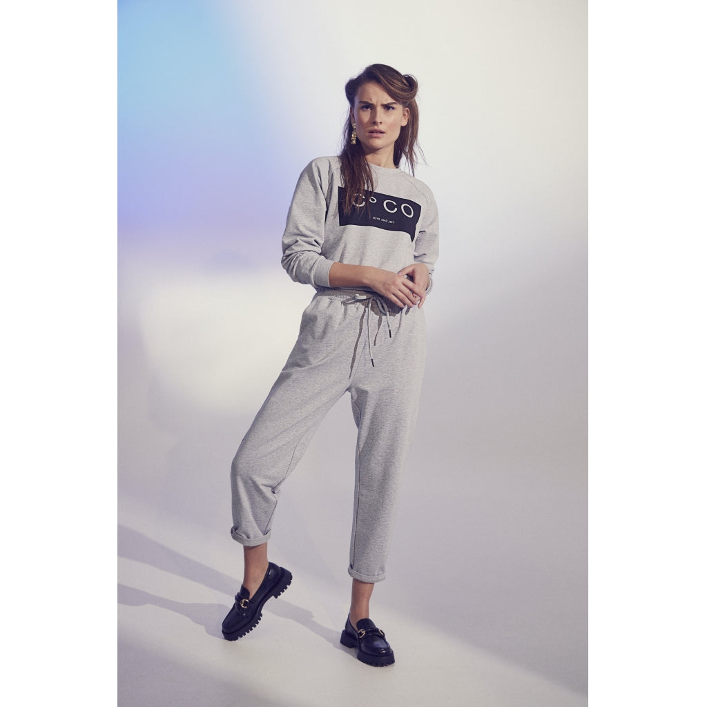 Co'couture Sean Crop Sweatpant Pants Light grey