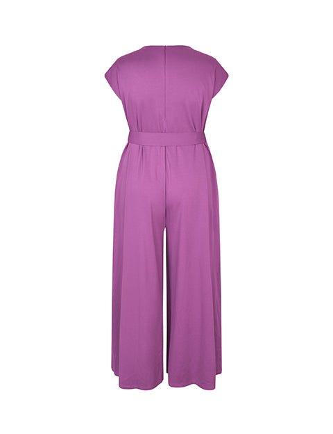 Sia buksedragt i syren jersey - Damernes Outlet