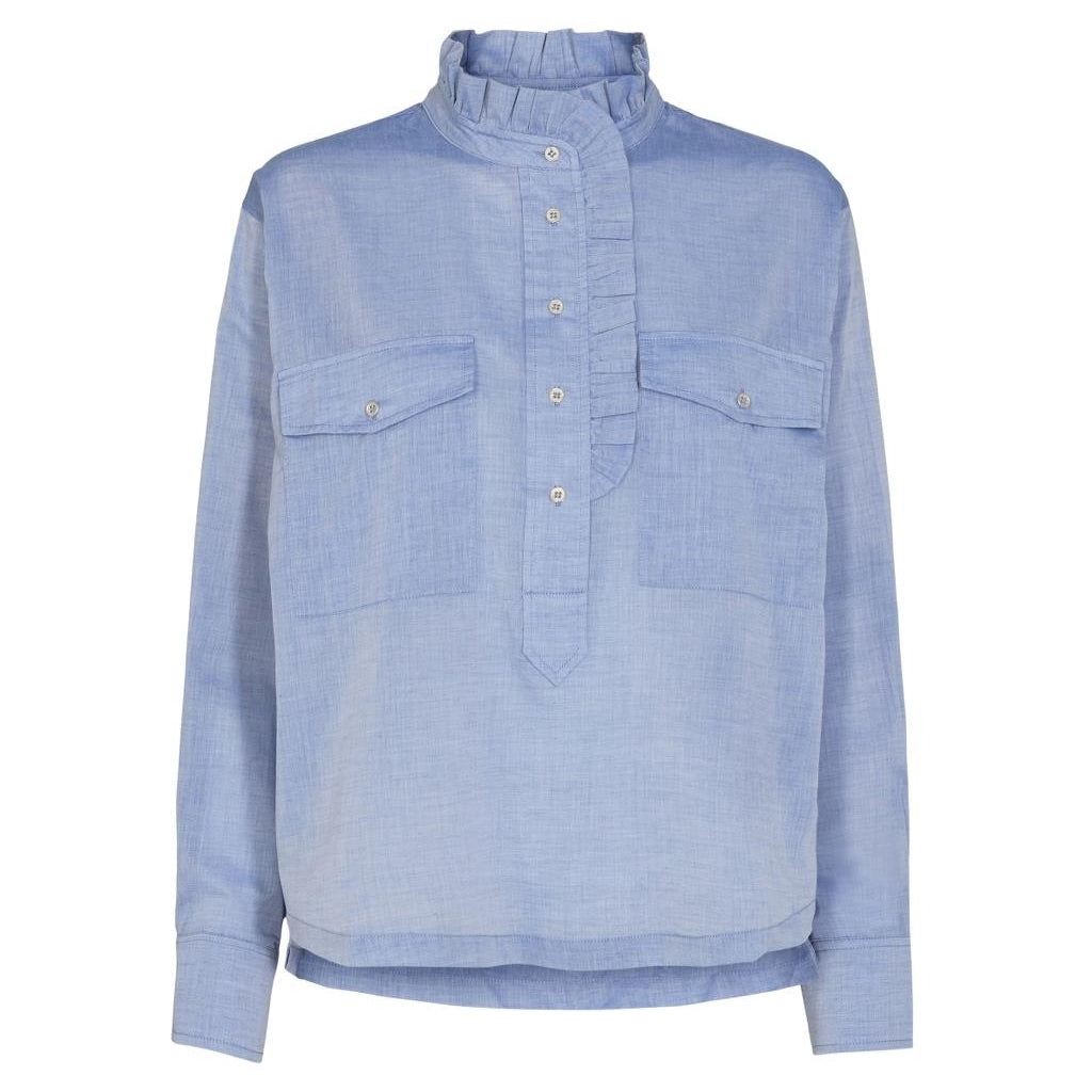 Co'couture Sissa shirt Skjorter og bluser Sky blue
