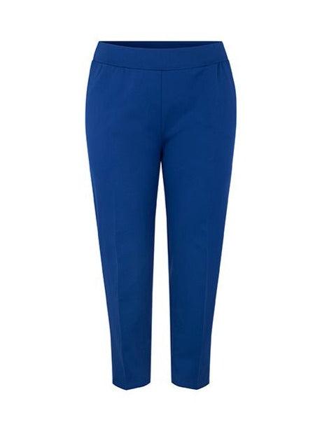 Sonia bukser i blå jersey - Damernes Outlet