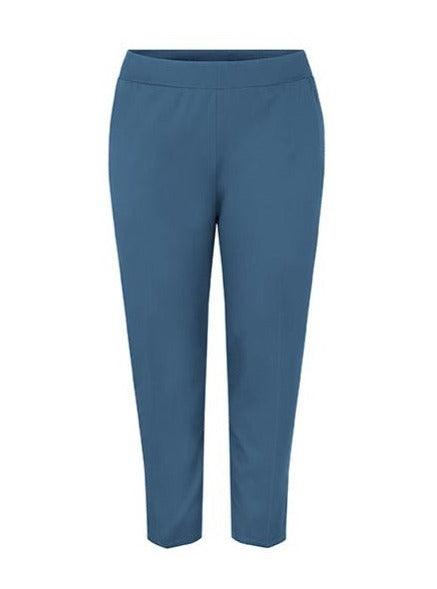 Sonia bukser i gråblå jersey - Damernes Outlet