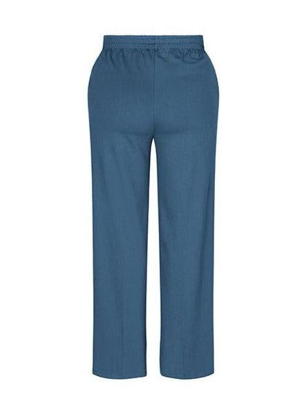 Sophie bukser i gråblå jersey - Damernes Outlet