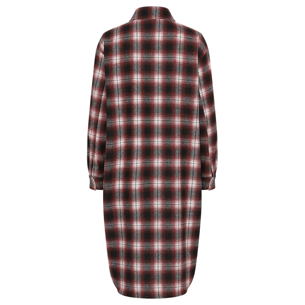 A-View Stine Long shirt Skjorter og bluser Bordeaux