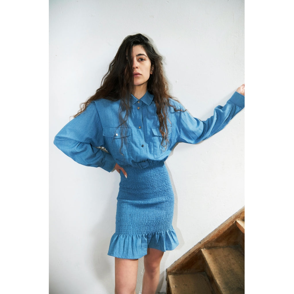 Stella Nova Tasha dress Dress Denim blue