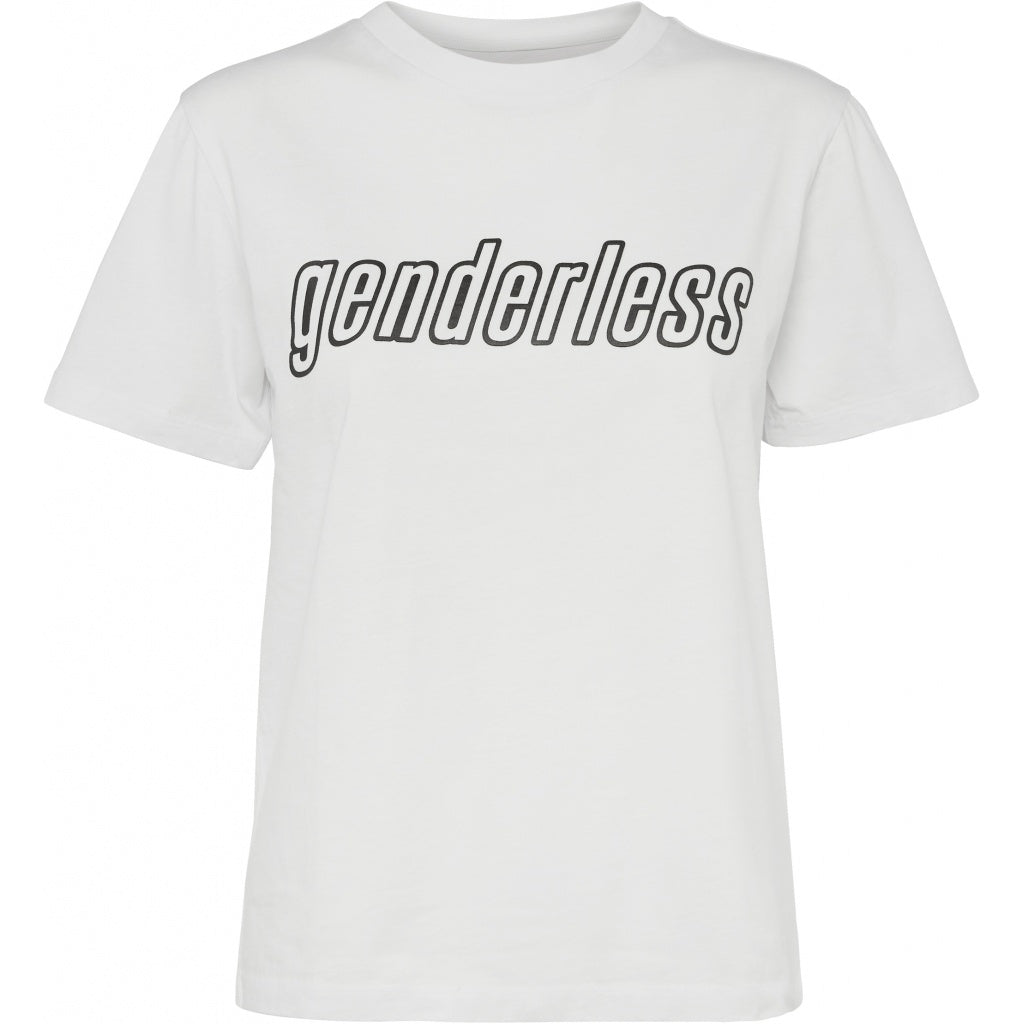 NORR Tigen tee Toppe og t-shirts White