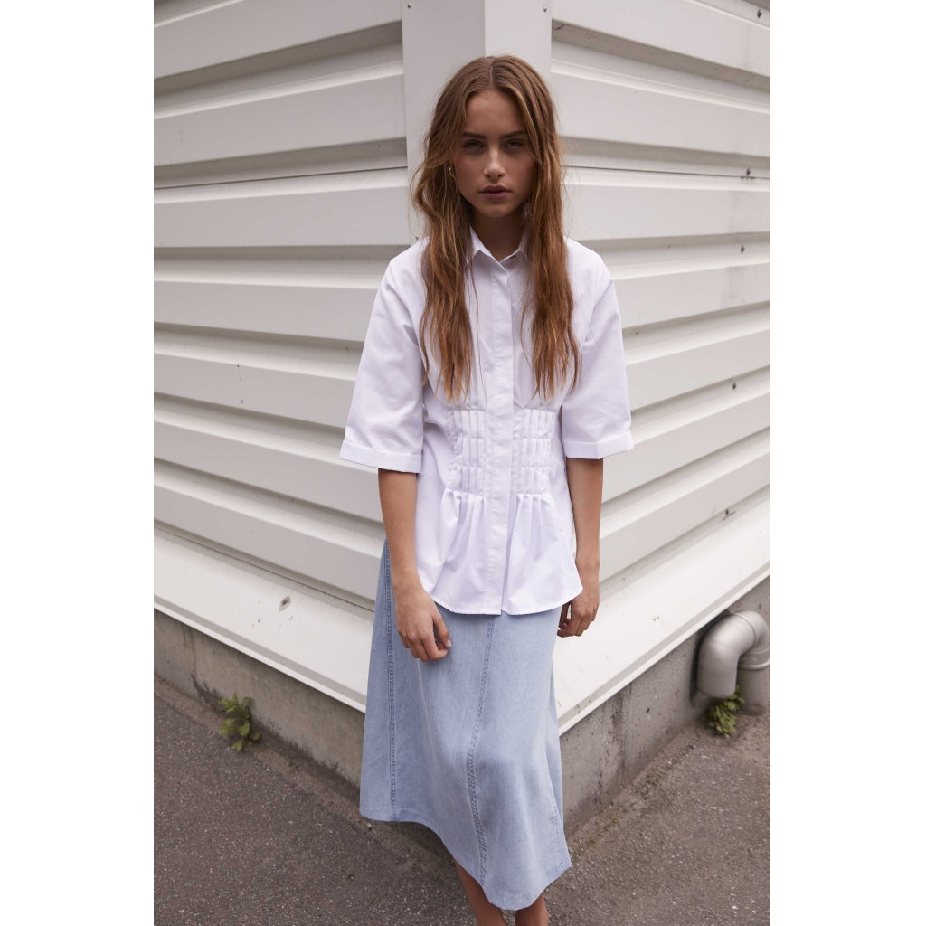 NORR Tira shirt Skjorter og bluser White