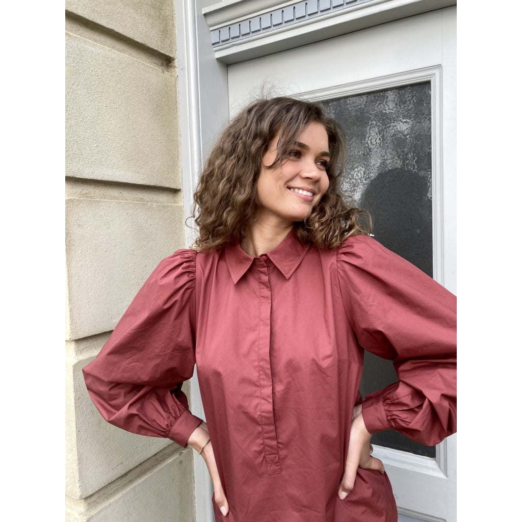 Just Female Tulina blouse Skjorter og bluser Sephia rose