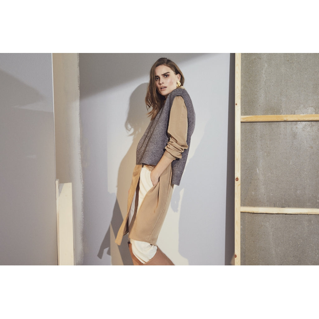 Co'couture Uni shirt dress Dress Khaki