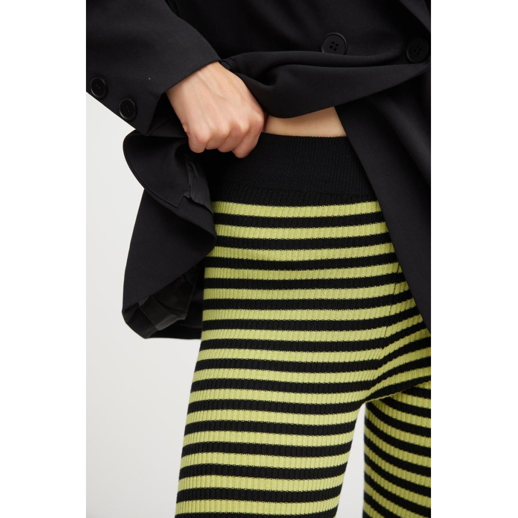 A-View Violet knit pant Leggings Black/green