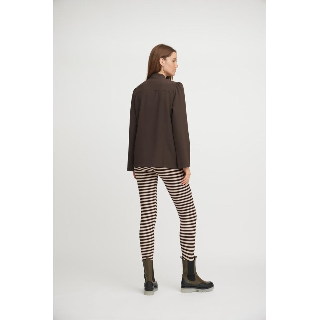 A-View Violet knit pant Leggings Brown/sand