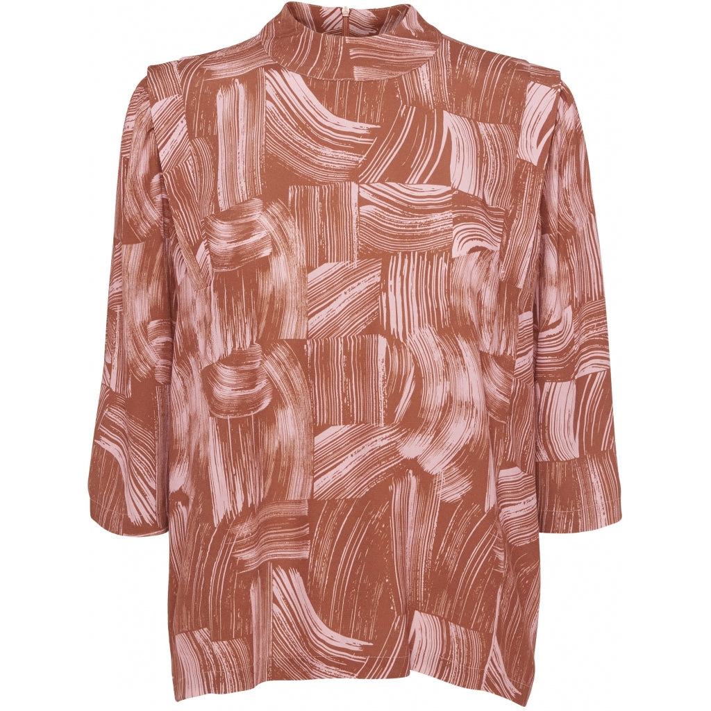 NORR Woody top Skjorter og bluser Pink print