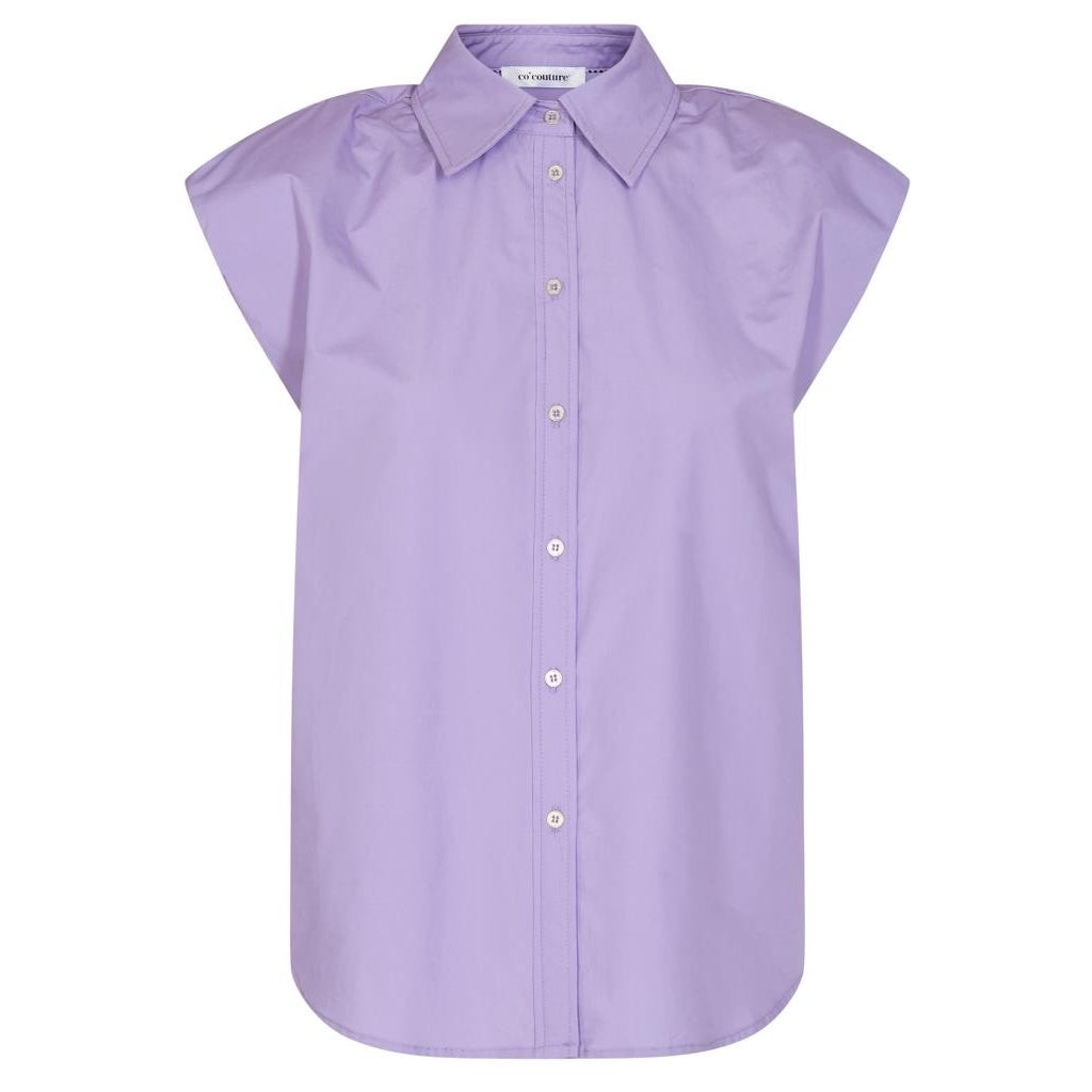 Co'couture Yates boxer shoulder shirt Skjorter og bluser Purple