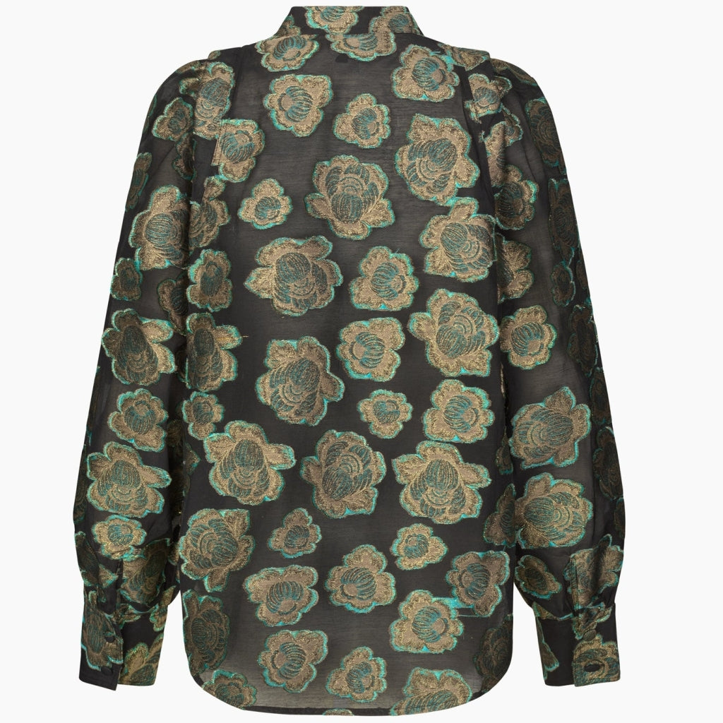 Second Female Yella blouse Skjorter og bluser Castor grey