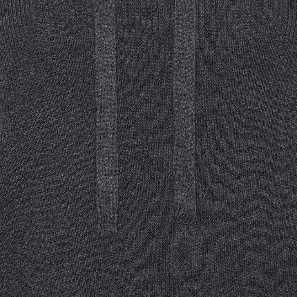 Cozy by JZ Yes please hoodie Knit Dark grey melange