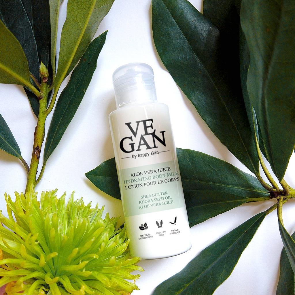 Vegan by Happy Skin - Aloe Vera Juice Hydrating Body Milk (100 ml) - Damernes Outlet