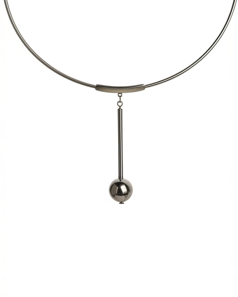 Dansk smykkekunst - halskæde - 9H9087, elegant og tidløst design.