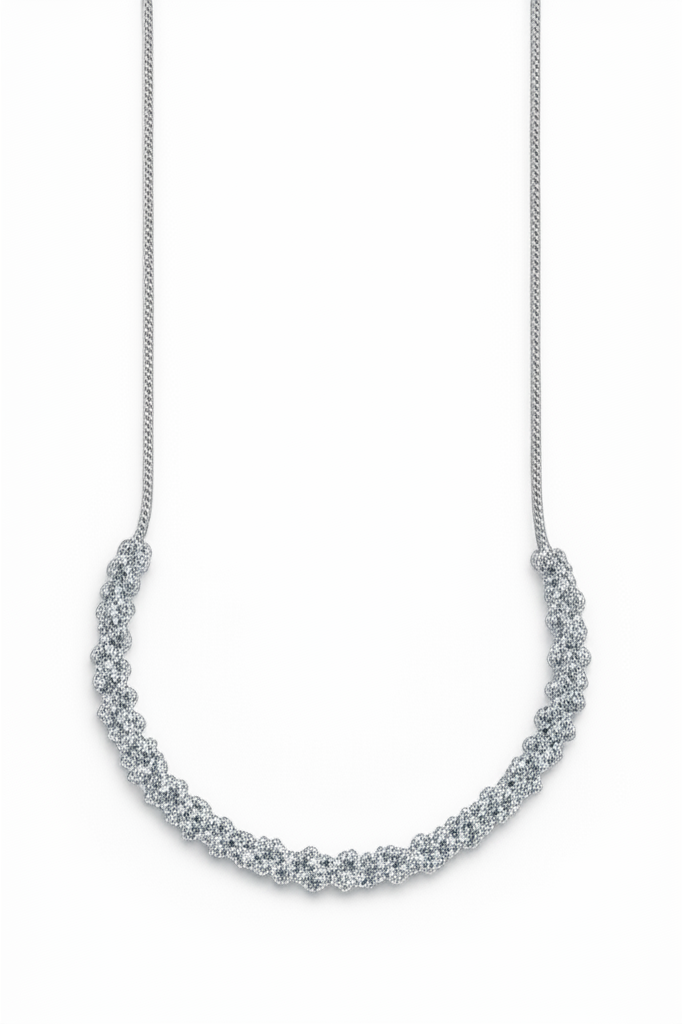 Dansk smykkekunst halskæde 9C6397 tidløs elegance.